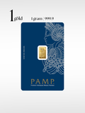 [1 gram] 1Gold PAMP Lady Fortuna™ Gold Minted Bar (999.9)