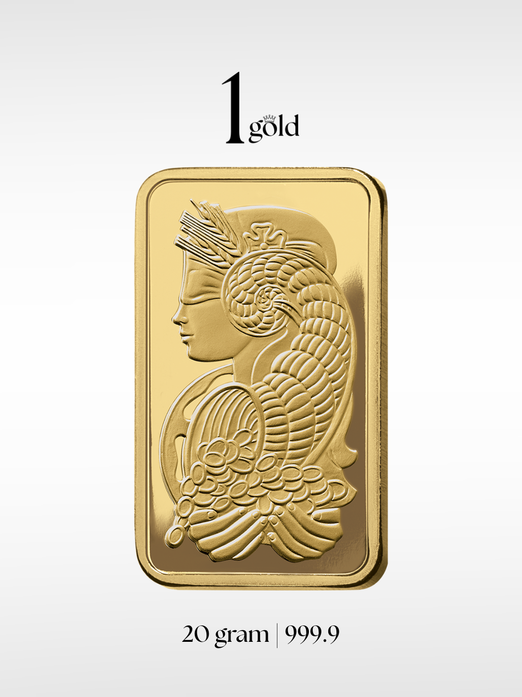 [20 gram] 1Gold PAMP Lady Fortuna™ Gold Minted Bar (999.9)